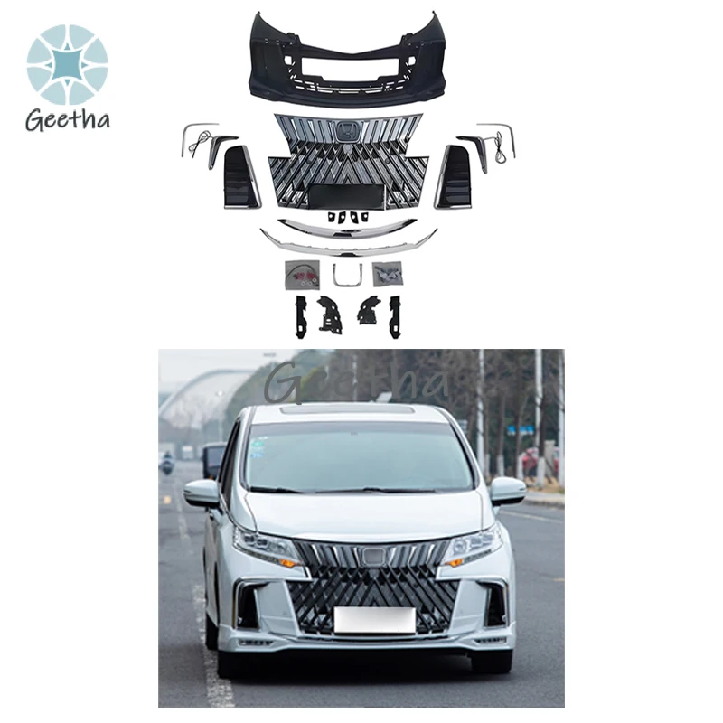 

Factory Price Car PP Body Kits Front Grille Front Bumper Spoiler for Honda Elysion 2019- 2020