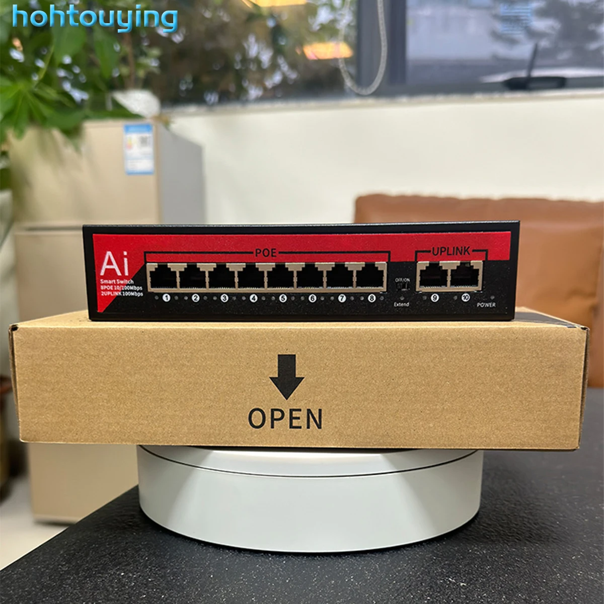 

48V 8/16 Ports POE Switch Ethernet 10/100Mbps IEEE 802.3 af/at for IP CCTV Security Camera System