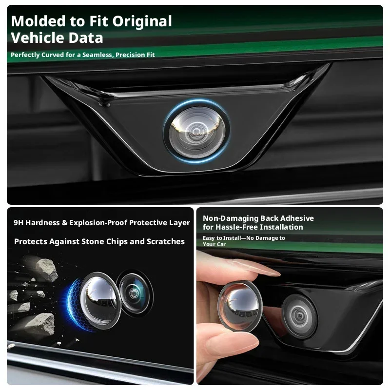 Panoramic Camera Protection Cover for Cars, High-definition, Scratch-resistant, Easy to Install