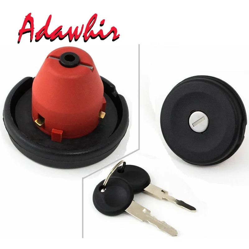 701201553 7D0201551 FUEL TANK CAP LOCK WITH 2 KEYS FOR SEAT ALHAMBRA VW Caravelle Transporter Ford Galaxy 1996-2010