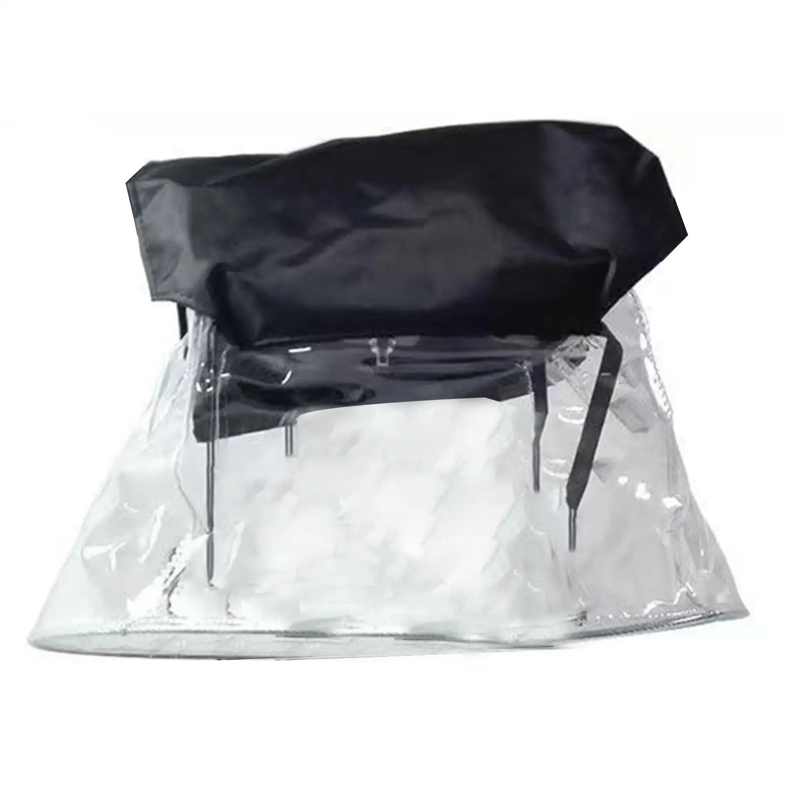 غطاء مطر خفيف متحرك مقاوم للغبار لدرع أضواء المسرح الشفاف #1