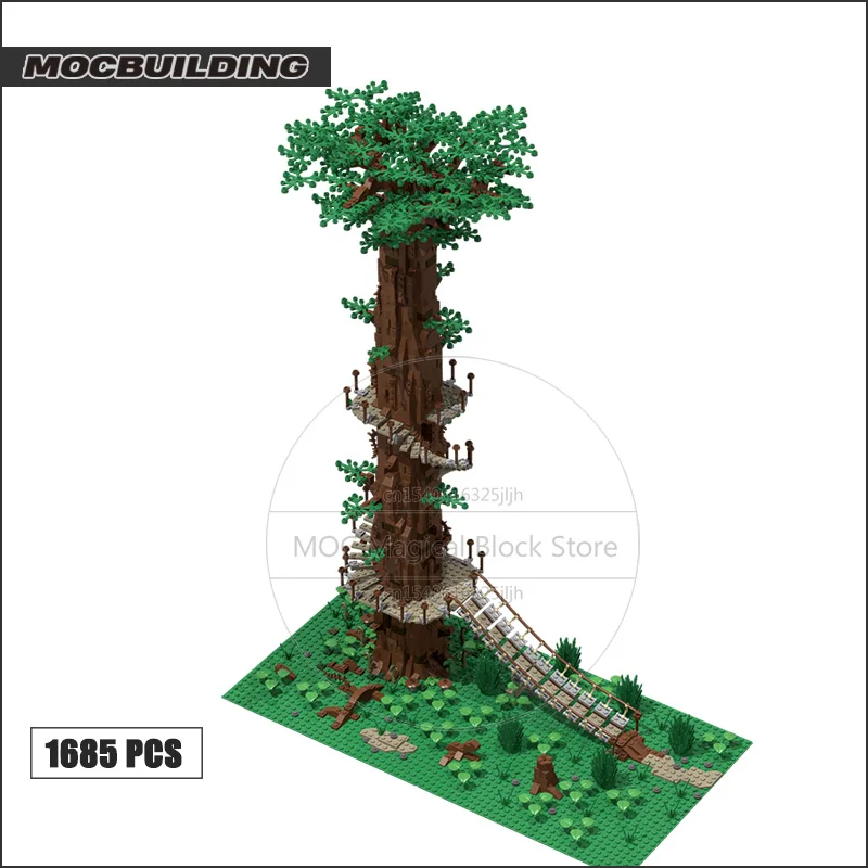 Space Movie Forest Trees MOC Building Blocks Star Scene Model Diorama Technology Bricks Collection Toys Xmas Gifts