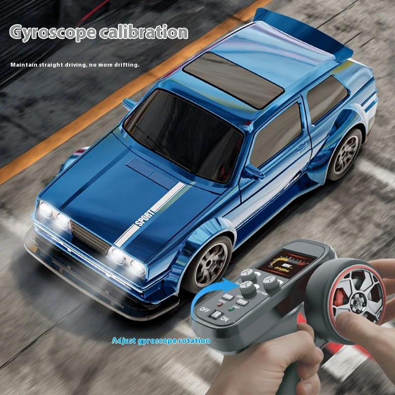 KF30 Scala 1:43 Giroscopio 4WD RC Drift Car Veicolo telecomandato ad alta velocità 2.4G per corse professionali e deriva di precisione