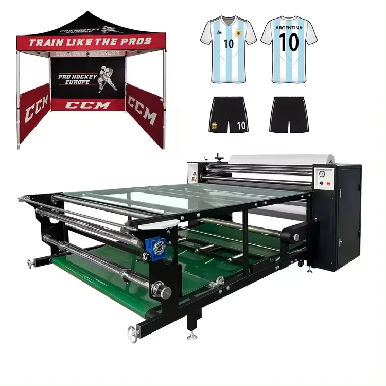 High quality thermoprinting calender 1.8m for transfer printing of wide fabrics