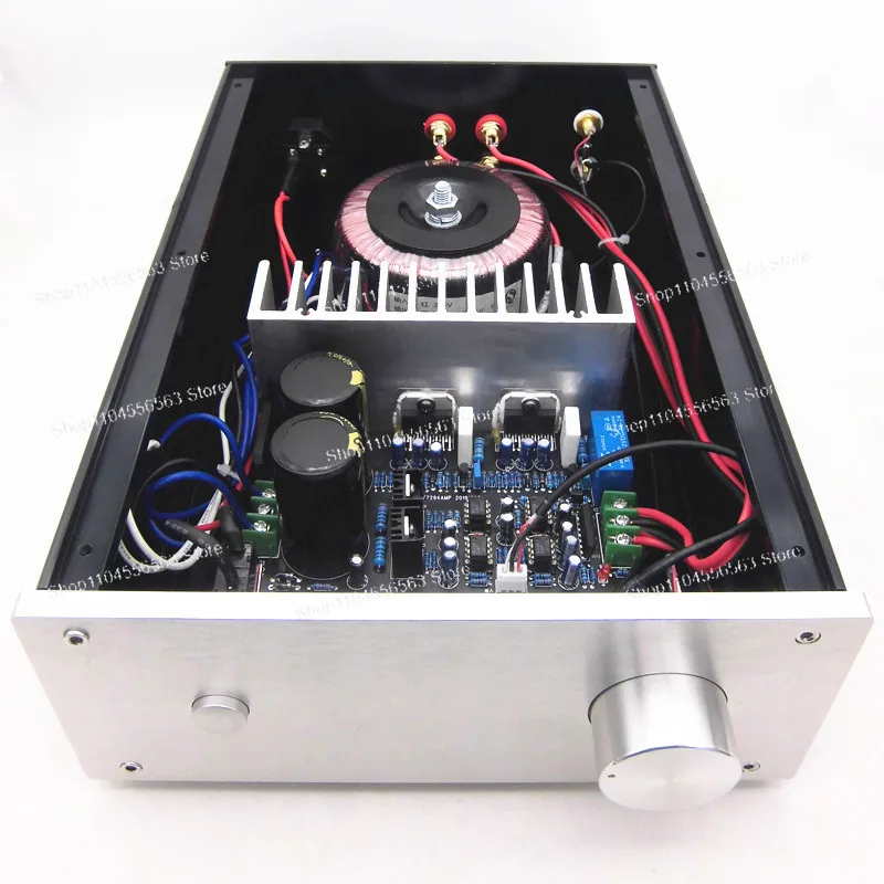 Amplificador estéreo tda7293 tda7294, amplificador de áudio hifi de 200w para casa 2.0 amplificador hifi de canal duplo
