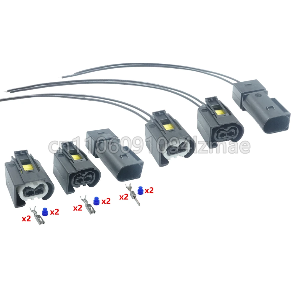 2 Pin Automobile Ignition Coil Waterproof Wire Connector Auto Harness Damper Plug 09441292 50290937 A1685452928 1685453028
