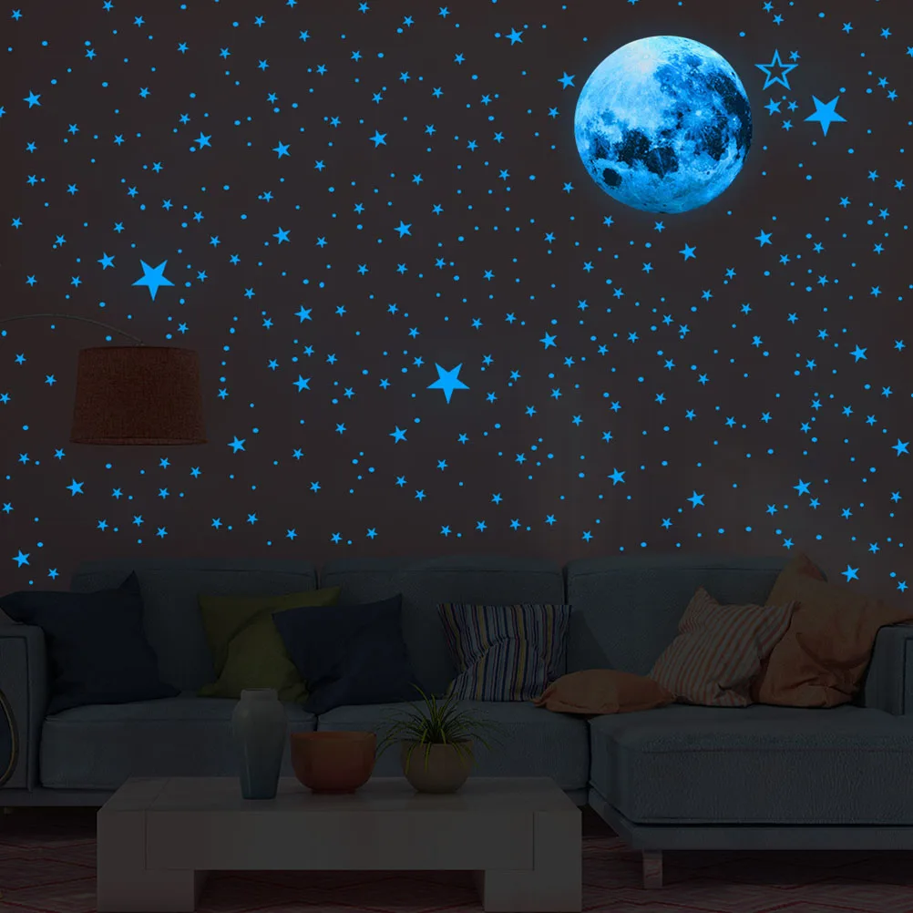 

Glow in the Dark Stars Decals Luminous Room Decor Star Sticker Glow Stickers Bedroom Art Home