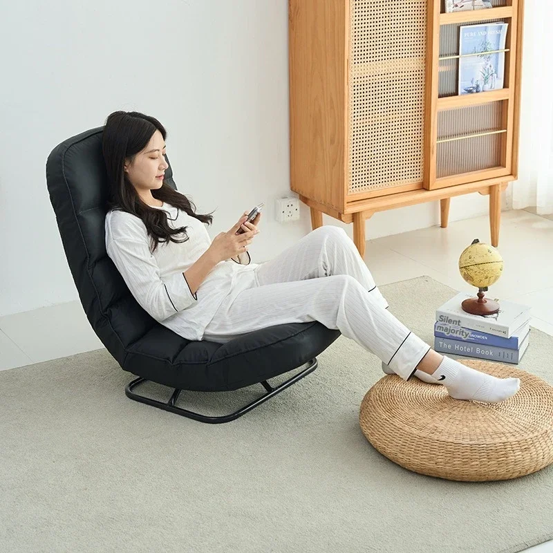 كرسي دوار من القماش التكنولوجي يمكن أن ينام أو الاستلقاء أو تشغيل إلى الشرفة للقراءة، قيلولة واحدة، أريكة صغيرة لغرفة النوم #3