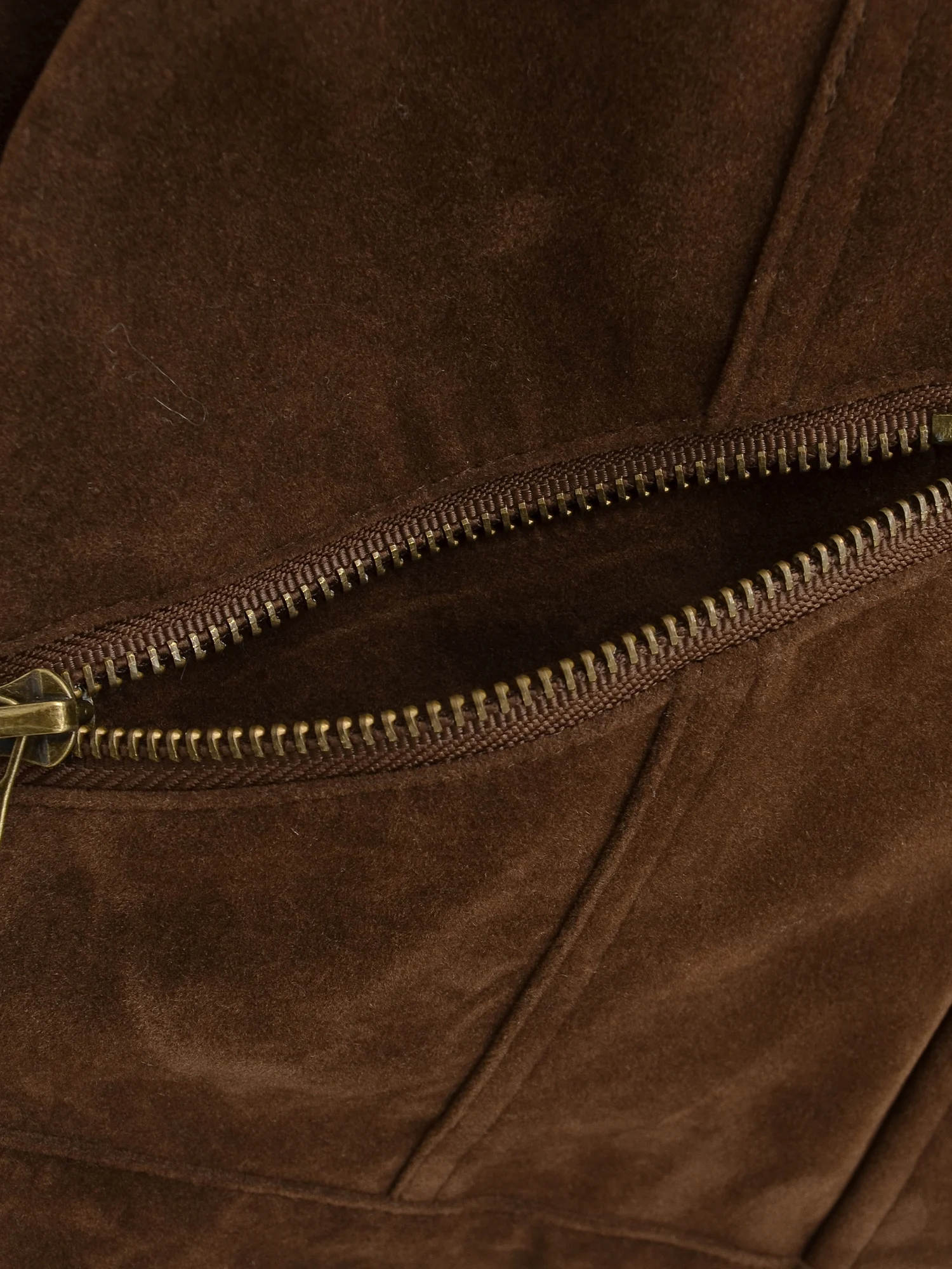 Abbigliamento da lavoro americano retrò Sle da donna in pelle scamosciata allentata Jaet Colletto alla coreana Multi-ket Moto Jaet Marrone Capispalla versatile