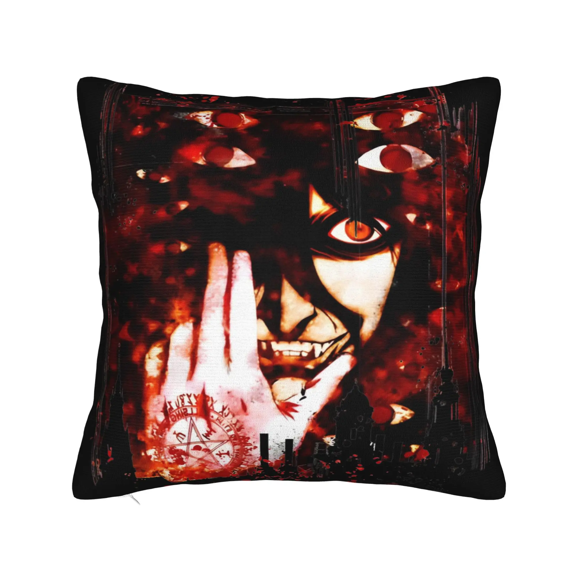 Hellsing Anime Pillowcase Stuff Soft Cushion Cover Gift  Pillow Case Cover Seat Multi Size