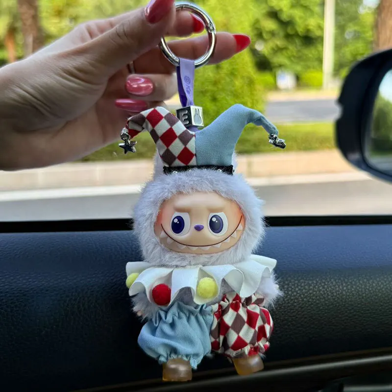 For Mini labubu 4.0 Doll'S Clothes Outfit Accessories for 10.5cm Labubu and 10cm Cotton Doll Color Ball Clown Suit Clothing