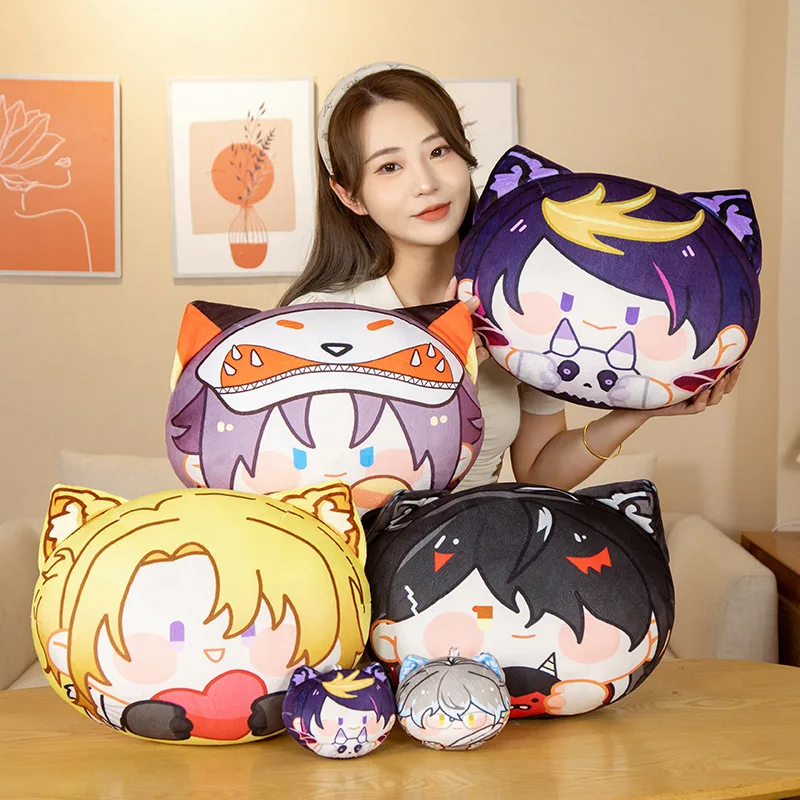 Virtual Anchor Mini Pillow Ball Shaped Pendant Plush Toys Luca Voxmysta Juguetes Exquisite Kawaii Brithday Gift for Best Friend