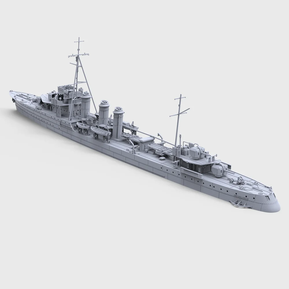 

SSMODEL SSC745 1/700 1/350 Bourrasque-Class French Destroyer Bourrasque 1939 Full Hull Military Model Kit Miniature Static