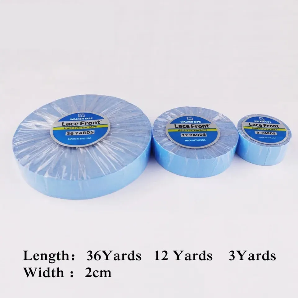 36 Yards 3yards  Hair System Tape For Hair Extensions No Shine Bonding Double-Sided Lace Front Wig Tape Adhesive Replace Tape