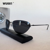 The Matrix Neo Style Polarized Sunglasses Ultralight Rimless Photochromic Driving Glasses Steampunk Y2k Oculos De Sol Uv400
