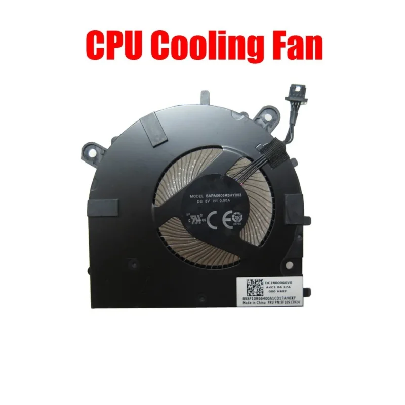 CPU Fan For Lenovo Yoga Slim 7 Pro-14ACH5 D Yoga Slim 7 Pro-14ACH5 OD 82NJ 82NK