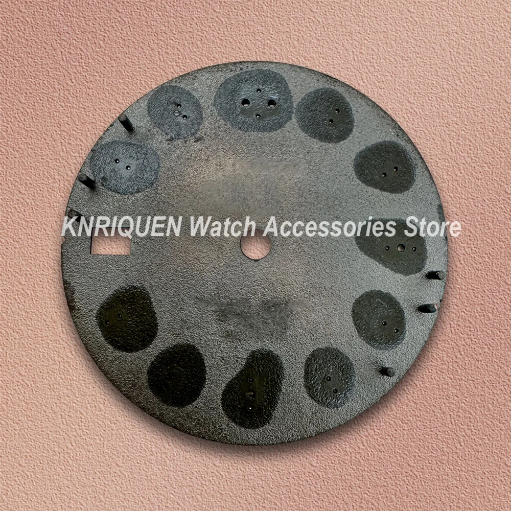 28.5 مللي متر S شعار NH35 الطلب صالح NH35/NH36 حركة الأخضر/لا مضيئة ماتي ساعة عالية الجودة تعديل الملحقات