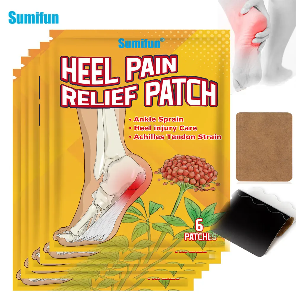 

6/18/30pcs Heel Pain Relief Patch Foot Care Sticker Arthritis Analgesic Herbs Plaster Achilles Tendinitis Plantar SpurPainkiller