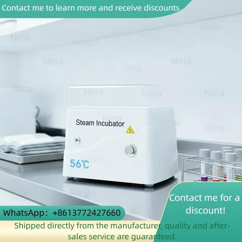 HOUYUAN 48-Hour Mini Biological Indicator Incubator (4 Indicators Capacity 56 1 Accuracy AC110-240V) for Sterilization