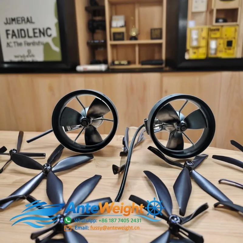 150mm Propeller with 15.6kg Underwater Propeller Brushless Motor ROV Underwater Robot Motor Boat Model Propeller Motor