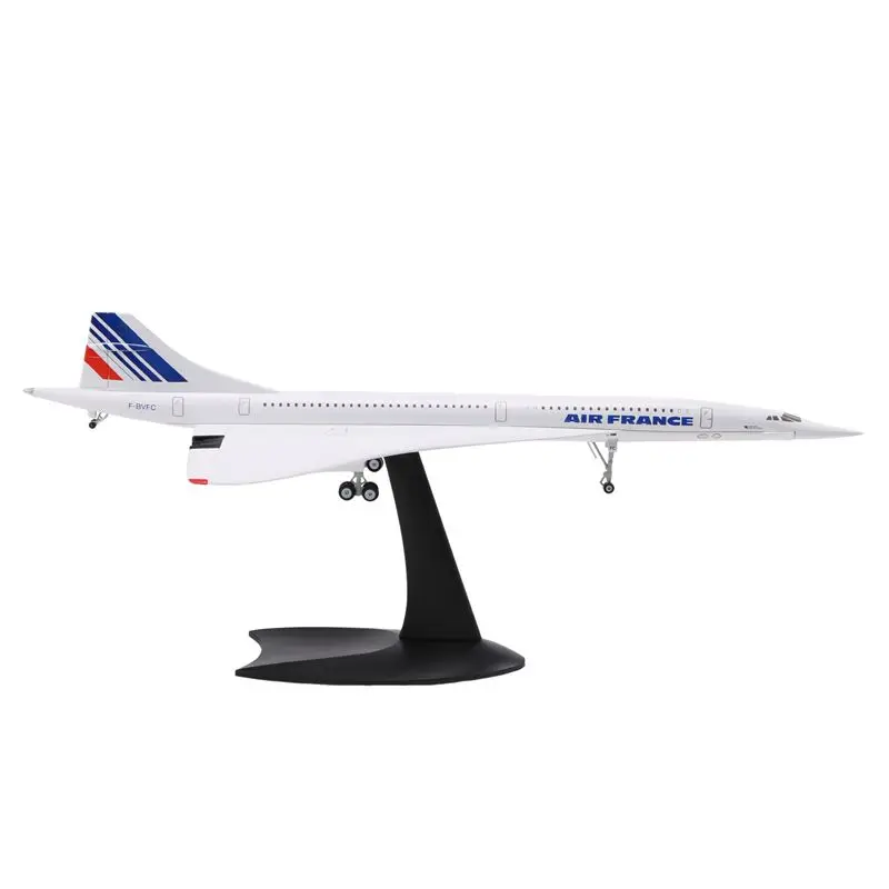 A49K-1/200 Concorde Supersonic Passenger Aircraft Air France Airways Model For Static Display Collection