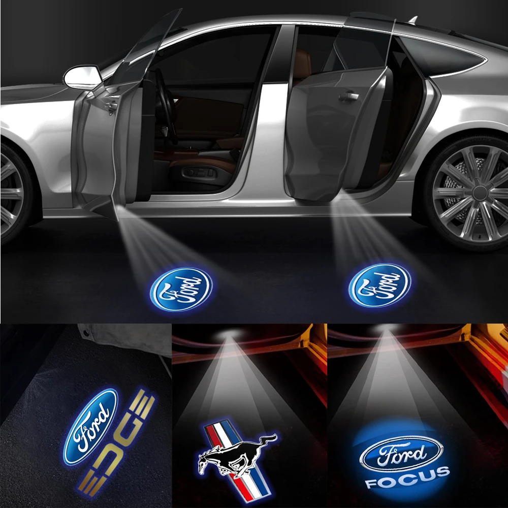 

3D HD лазерная светодиодная индукционная лампа с логотипом для Ford Max 2007-2008, Mondeo 2007-2013, Mustang, Focus, Escape