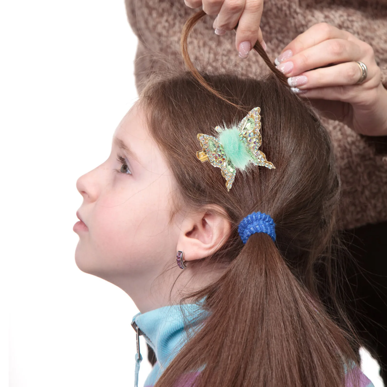 

4 Pcs Hair Clips Blue Green Purple Pink Girls Accessories Hairpins Women Hair Accessory Girls Hairpin Barrettes