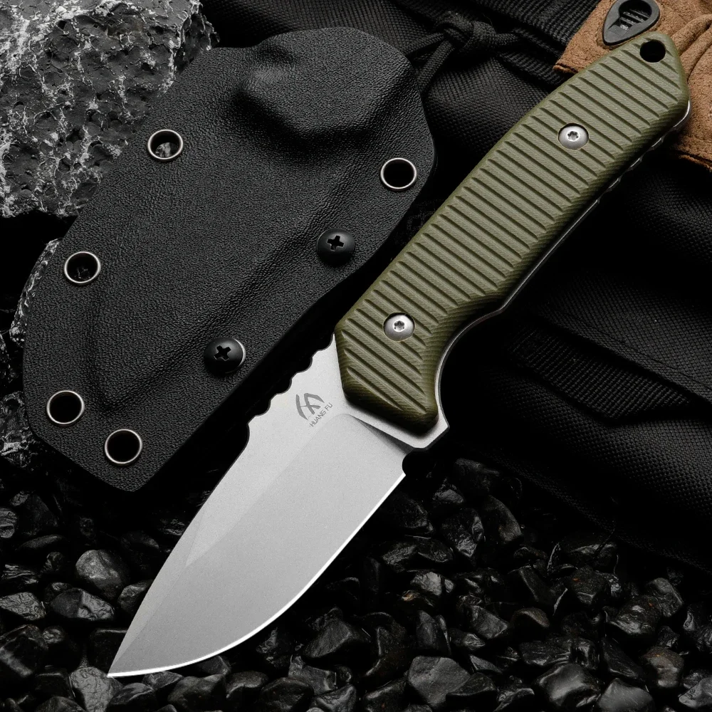 High quality multifunctional fixed blade - outdoor camping, rescue, and emergency survival knife, men's gift