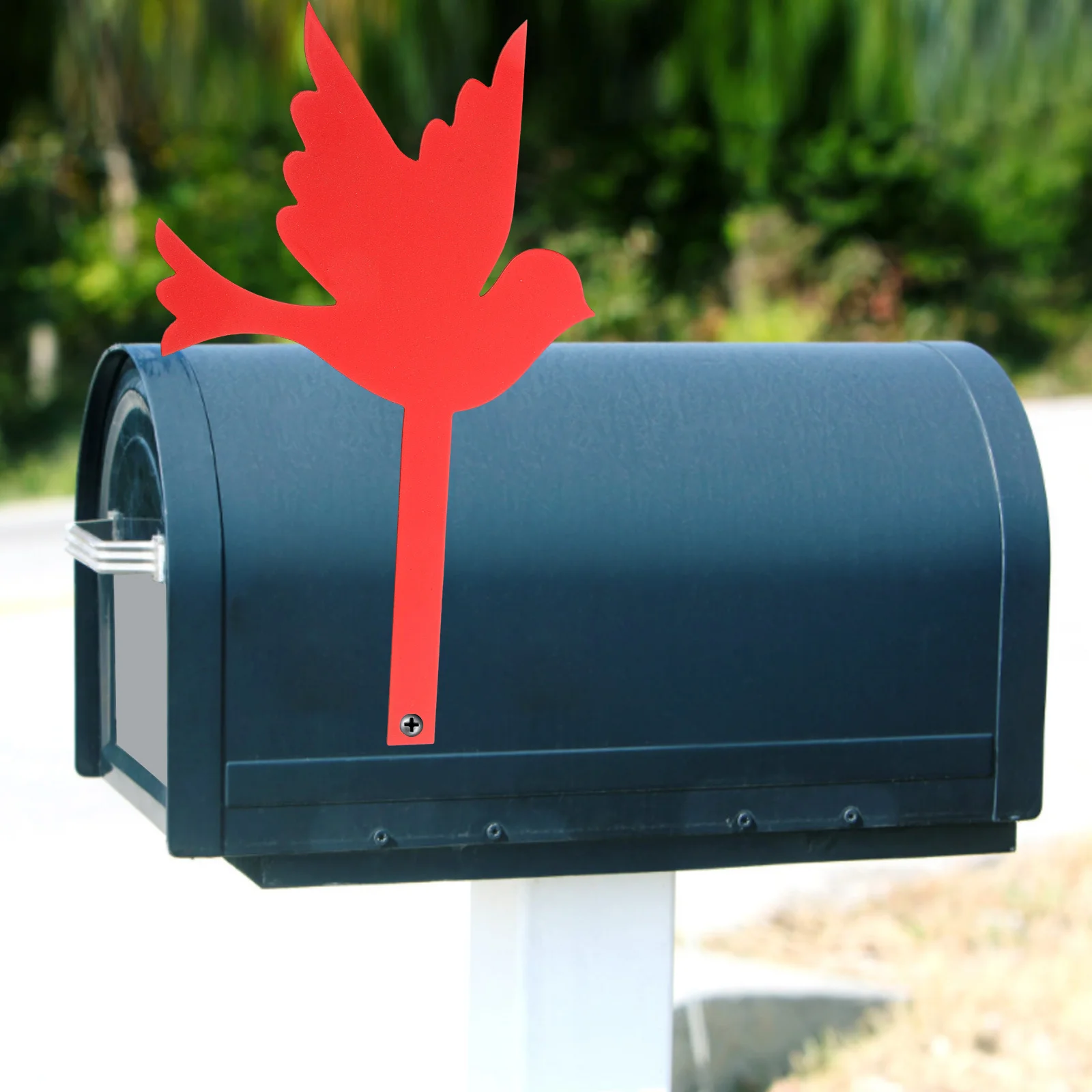 

Outdoor Mailbox Decoration Metal Yard Silhouette Mailbox Ornament Weatherproof Bird Shape Decor Lovely Mail Box Picks