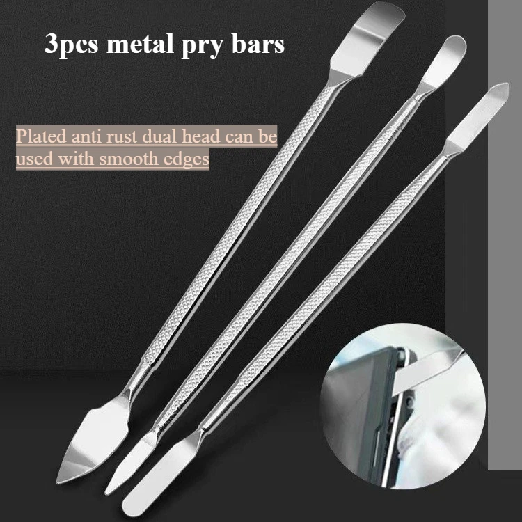 

3PCS Multifunctional Pry Bar Mobile Phone Tablet Disassembly and Maintenance Tool Metal Pry Bar Disassembly EDC Tool
