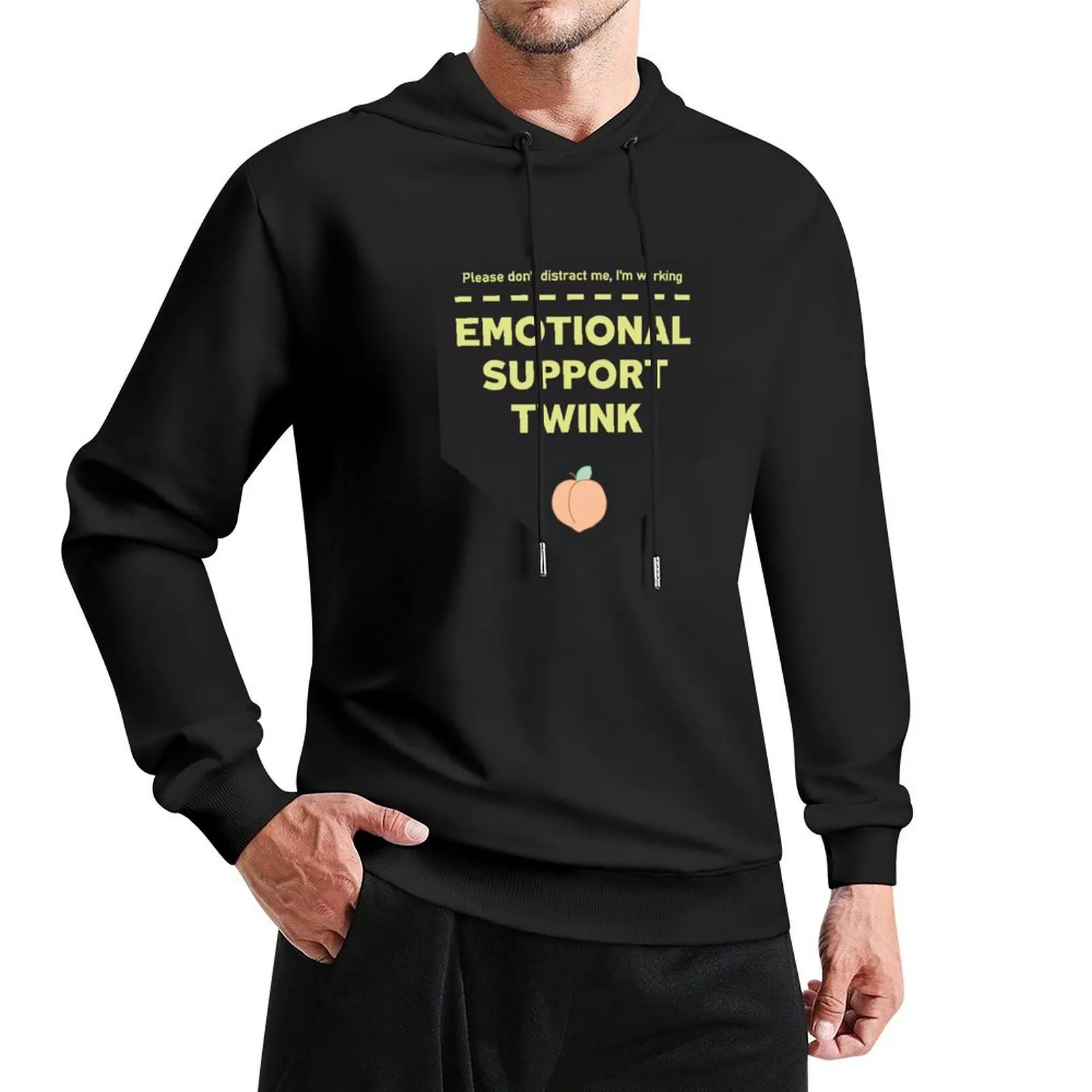 Emotionele ondersteuning Twink Pullover Hoodie met capuchon herenkleding heren wintertrui nieuw T-shirt met capuchon