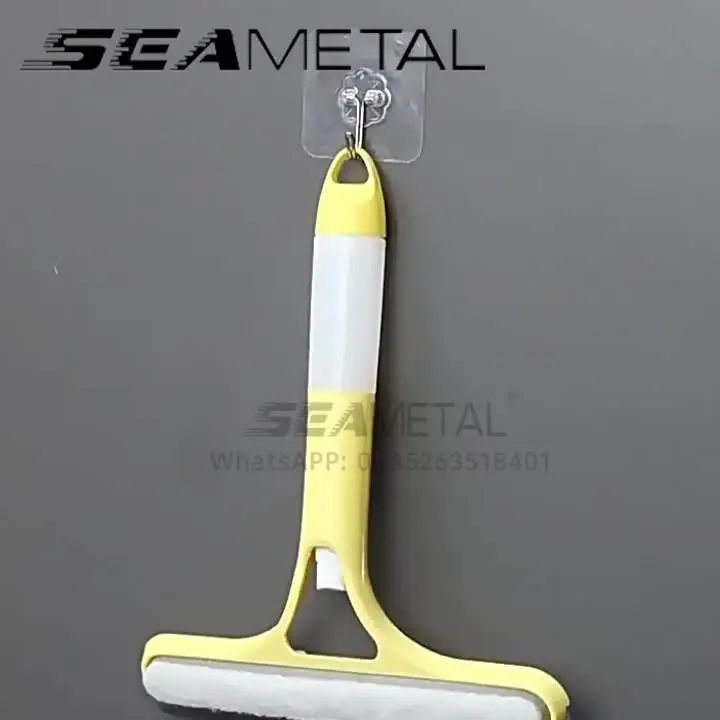 SEAMETAL 3 IN 1 Car Scraper Window Cleaning Wiper Muitifunctional Glass Brush Silicone Squeegee for Car Household Cleaning Tools