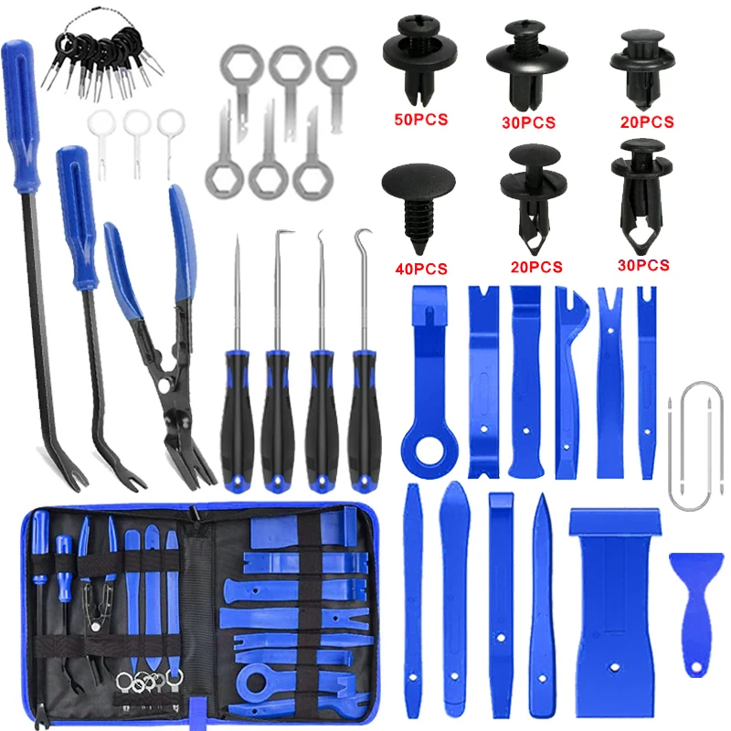 

2026 Car Disassembly Trim Tool Auto Accessory Complete Toolbox For Car Repair Sound Audio Removal Repair Professional Hand Tools