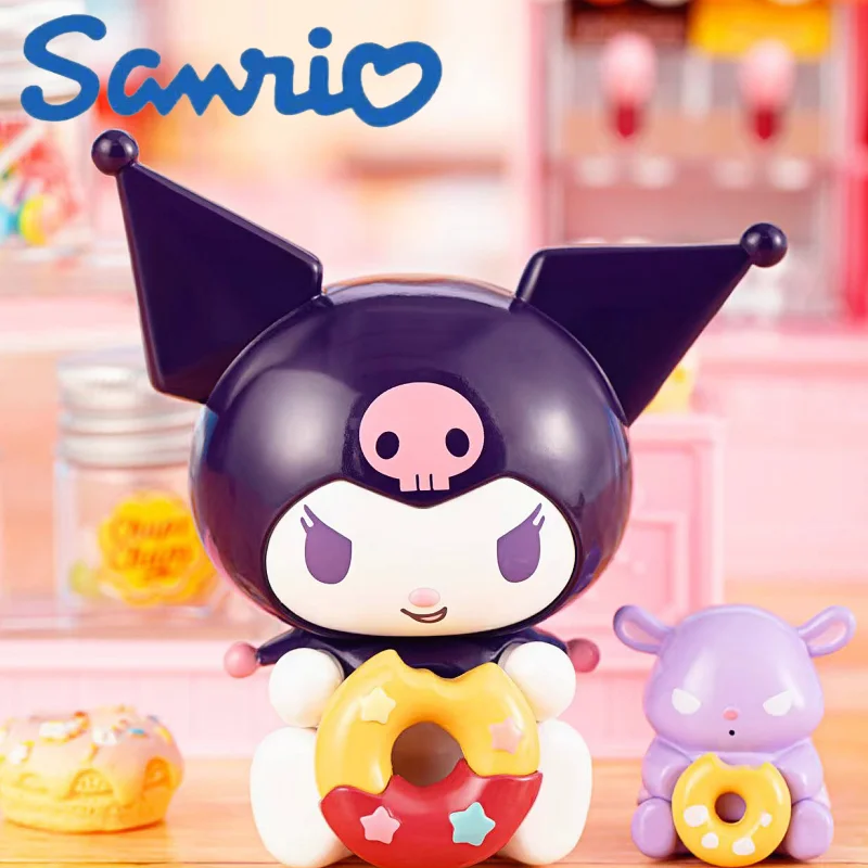 

Горячая Распродажа Sanrio цветная еда Веселая серия фотоигрушки японское аниме Kulomi Cinnamoroll большая ухая собака мультфильм девочка подарок на день рождения