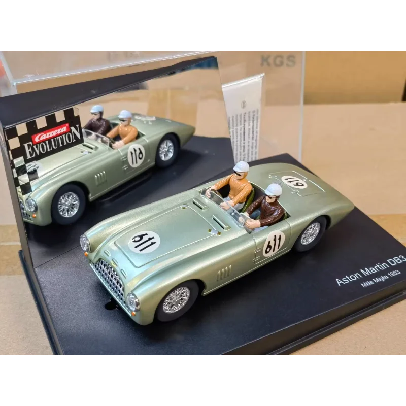 

Diecast 1/32 Scale Carrera Track Racing 1953 Aston Martin DB3 Track Racing Alloy Car Model Collectible Toy Gift Souvenir
