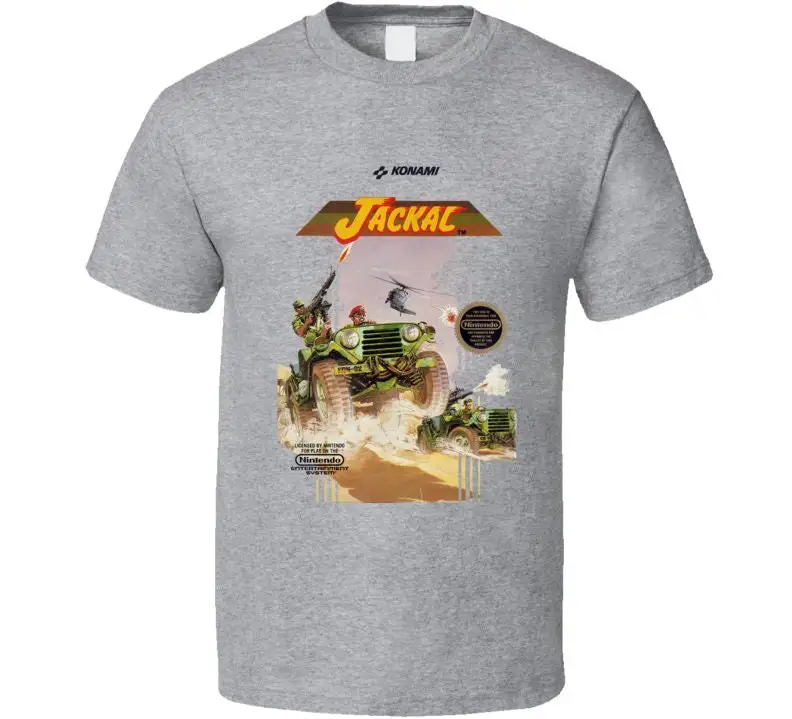 Jackal Nes Box Art Video Game T Shirt