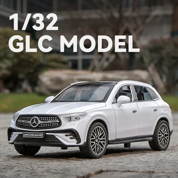 1:32 Benz Glc400 Suv Glc Legierung Auto Modell Sound und Licht zurückziehen Kinderspiel zeug Sammlerstücke Geburtstags geschenk
