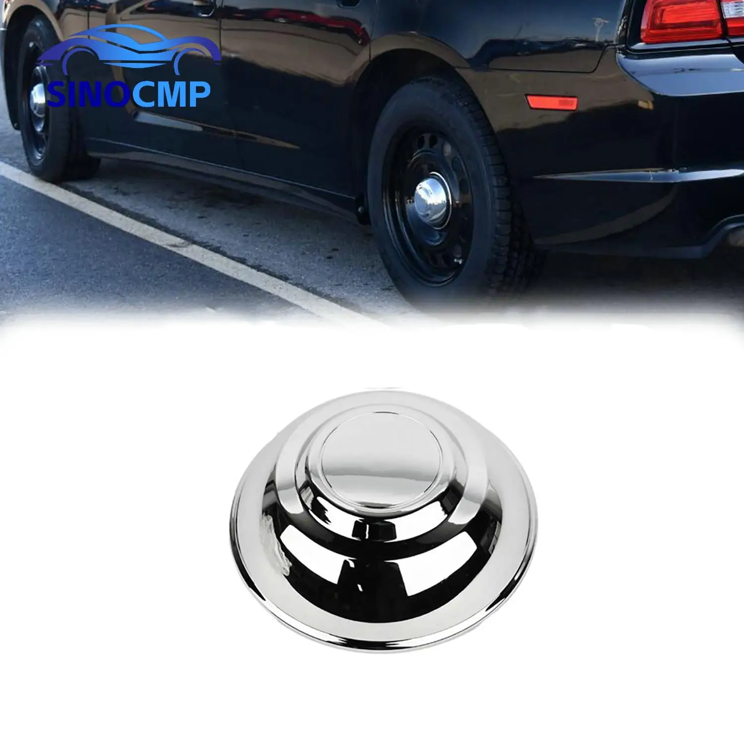 

4895432AA Chrome Car Hubcap Center Cap For 2006-2021 Dodge Charger Chrysler 300