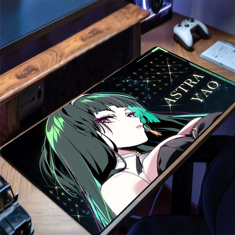 

Large Mouse pad Zenless Zone Zero Astra Yao game player keyboard pad non-slip office study desk mat floor mat PC carpet Mousepad