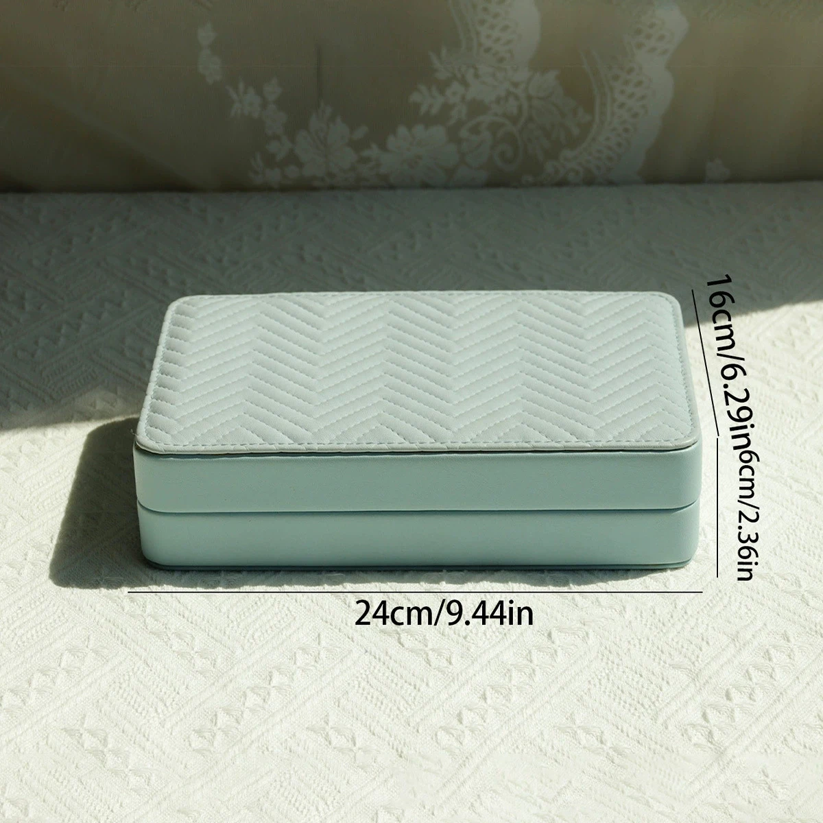 صندوق مجوهرات الأزياء بو الجلود قلادة سوار أقراط الطوق صناديق التخزين السفر المحمولة حالات تغليف الهدايا