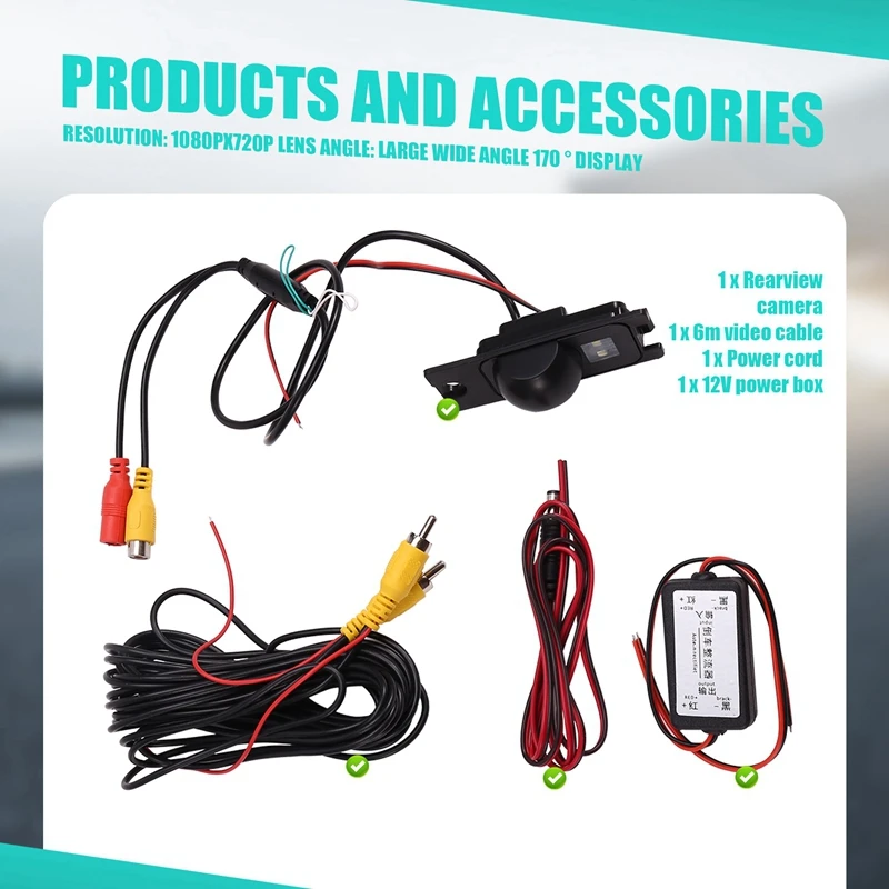 

Car Rearview Camera FULL HD CCD Parking Camera For Volvo S80 S60 S60L XC60 XC90 V70 XC70 1999-2009 Logo Mark Camera