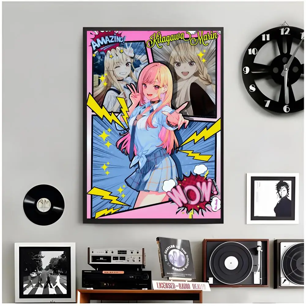 hobby character M-My Dress-Up Darling Marin Kitagawa Poster Modern Wall Art Home Decor Living Room Decorative Print Unframed