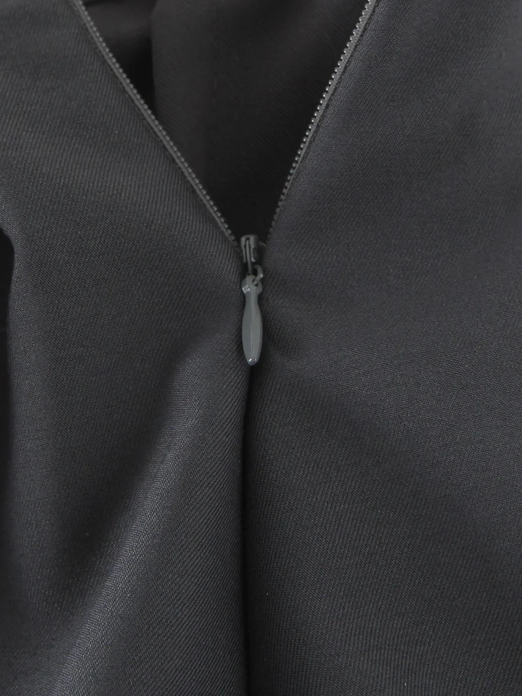 กระโปรงทรงเอวต่ำแบบจีบพลีทสไตล์อเมริกันสุดเซ็กซี่  กระโปรงกันโป๊  กระโปรงลายดอกไม้พร้อมเข็มขัด