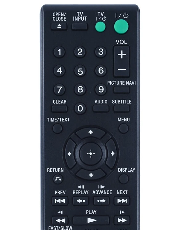 Новый пульт дистанционного управления для DVD-плеера Sony DVPSR100 DVP-SR100 DVP-SR110 DVP-SR115 DVP-SR120 Новый пульт дистанционного управления для DVD-плеера Sony DVPSR100 DVP-SR100 DVP-SR110 DVP-SR115 DVP-SR120