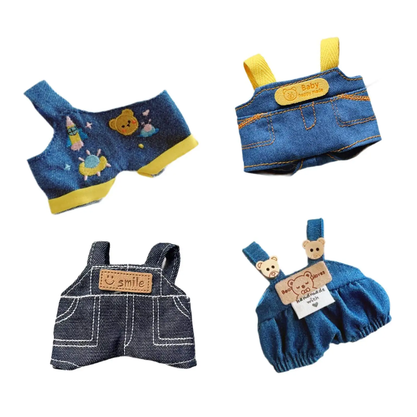 

Подтяжки для плюшевых кукол, модные реквизиты для фото, наряд «сделай сам» для куклы 5,91 дюйма 6,69 дюйма