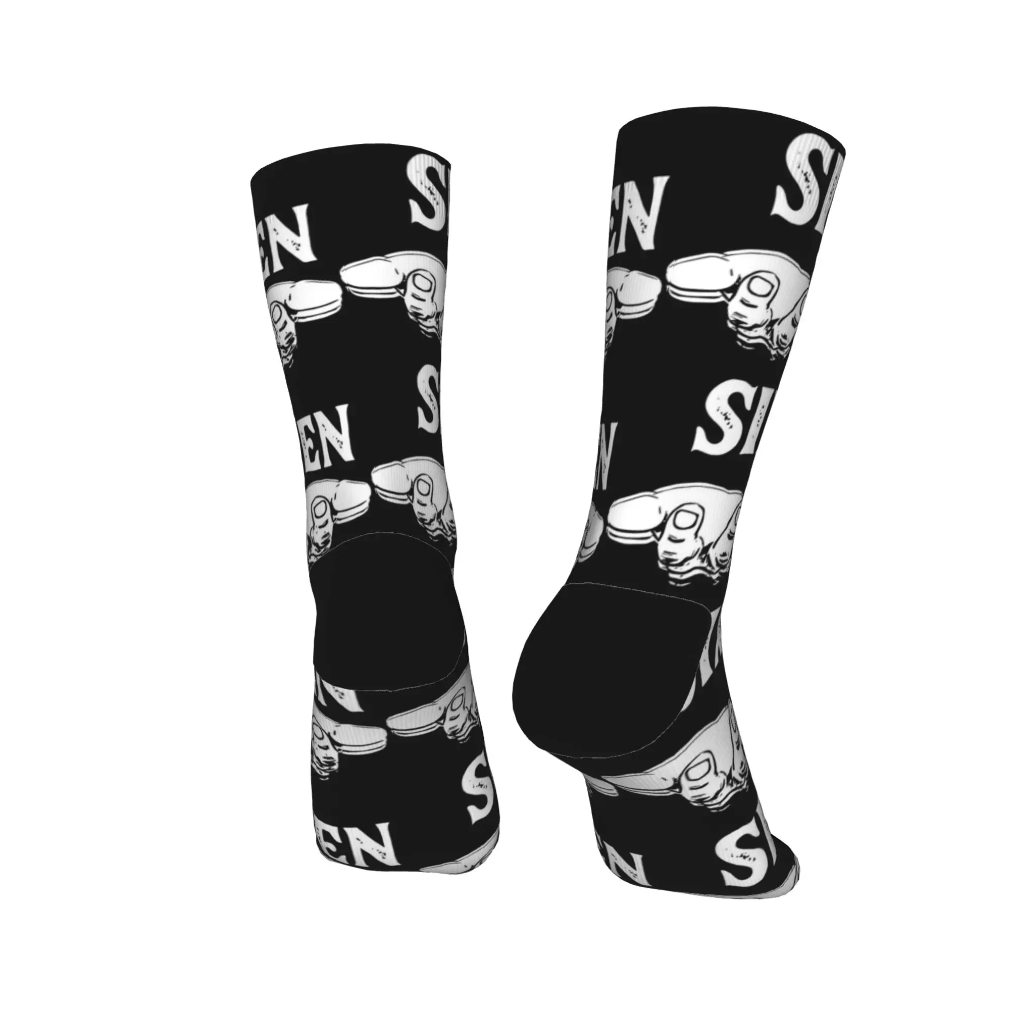 Divertido seis siete frases virales Meme 67 medias Unisex hombres calcetines cálidos calcetines suaves otoño ciclismo antideslizante impreso calcetines regalo