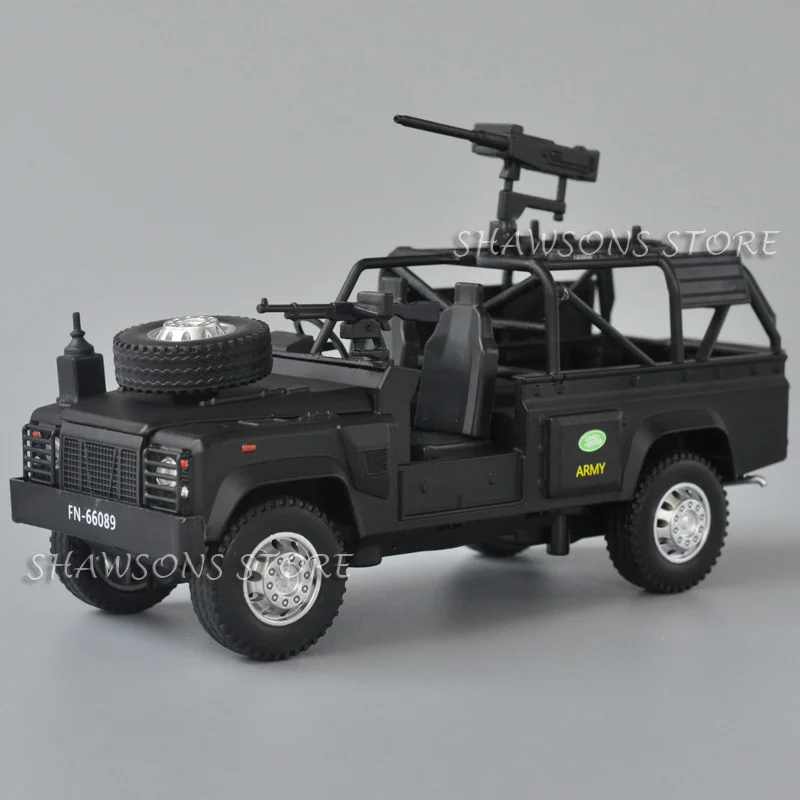 1:32 Scale Diecast Military Model Toys Defender Tactical Vehicle Miniature Replica Pull Back With Sound & Light