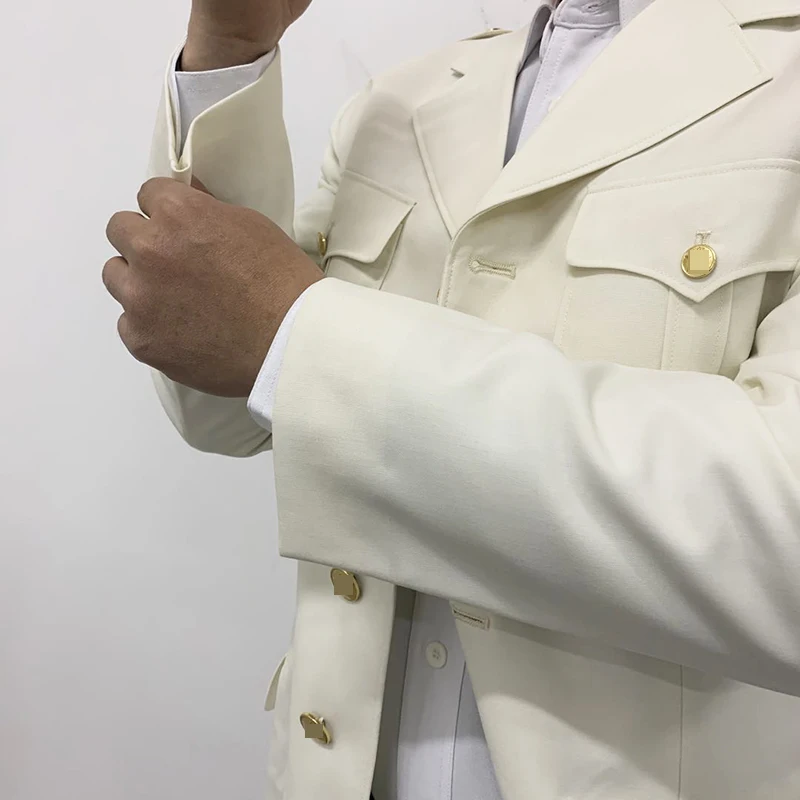 جديد الرجال سليم صالح طويل Sve دعوى Jaet زر واحد لا الكي الصيف Busin ملابس رسمية الزفاف ضيف عادية واحدة B...