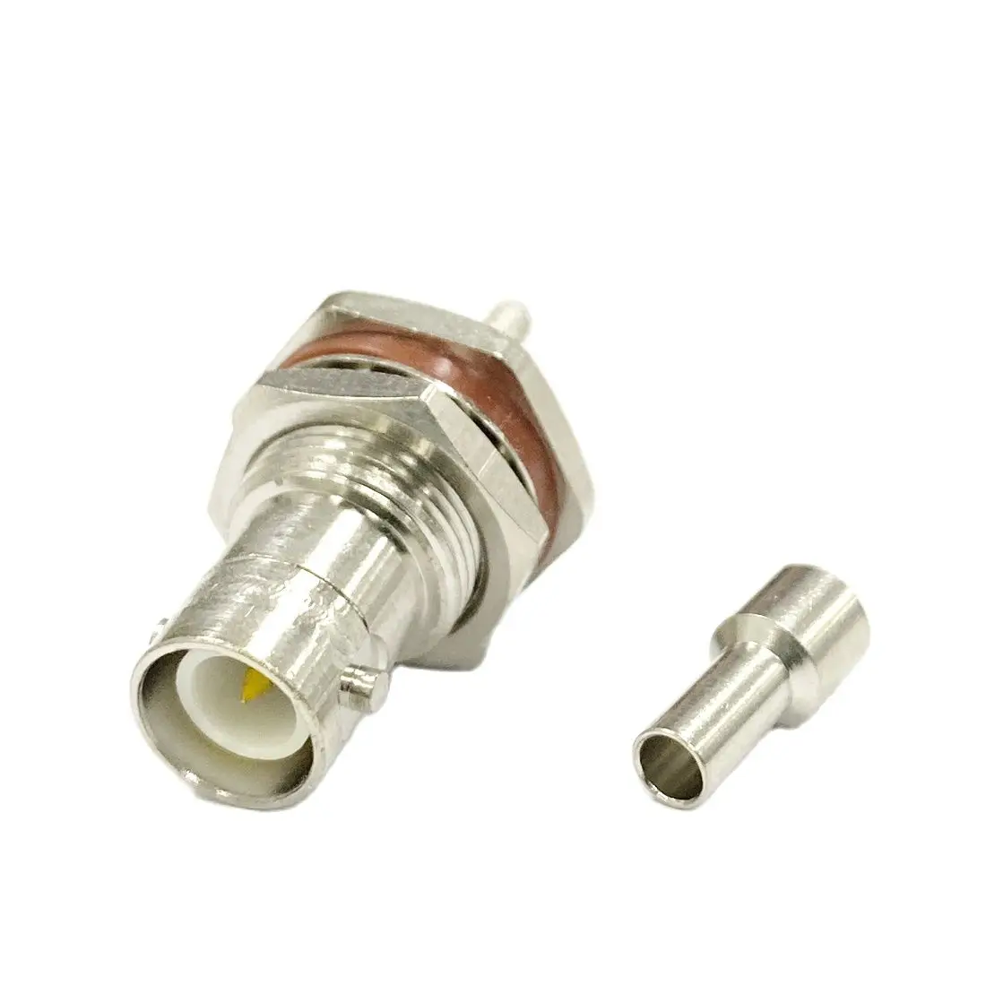 

1pc RP BNC Female Jack Nut With Male Pin RF Coax Connector Crimp For RG316 RG174 LMR100 Cable Wholesale for WIFI