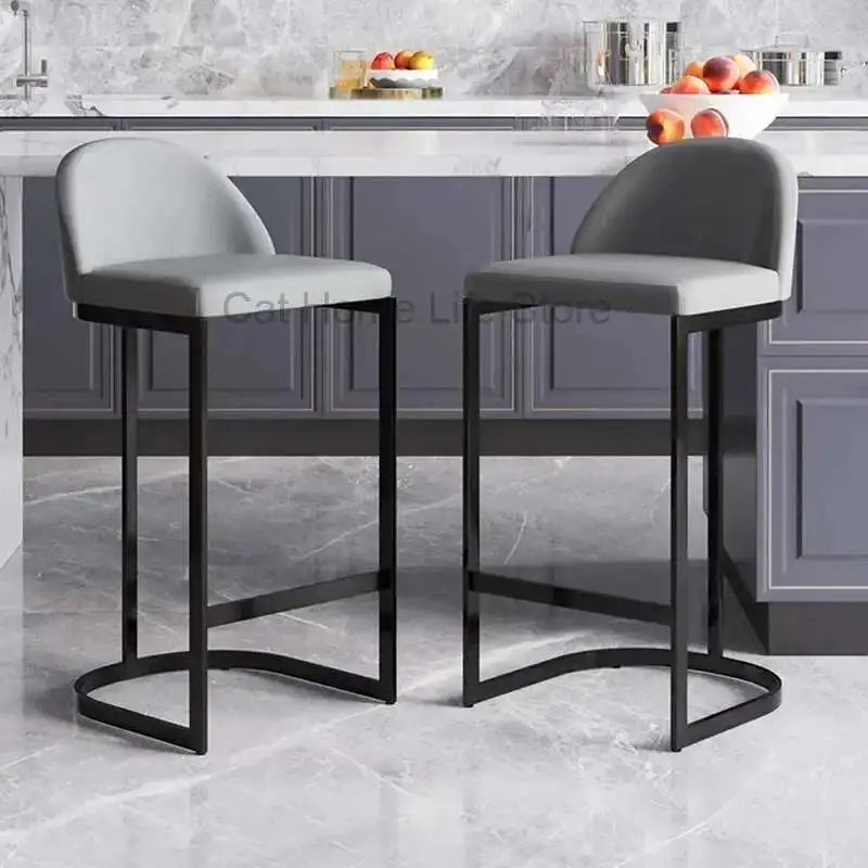 

Velvet Professional Barber Nordic Bar Chair Office Modern Luxury Bar Chair Reception Desk Taburete Alto Home Bar Chair